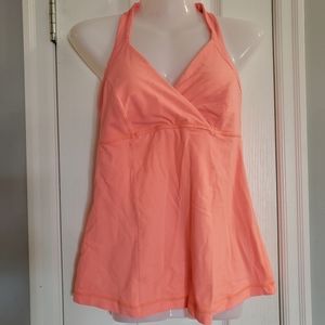 Lululemon Halter Tank Size 10 in coral color
